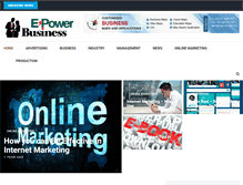 Tablet Screenshot of e-powerbusiness.com